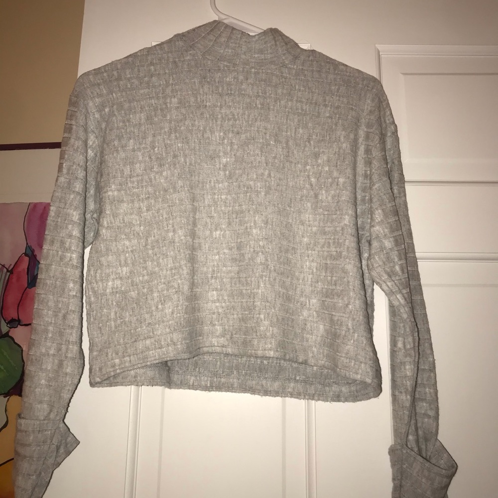 Mock turtle neck!